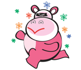 Rolled and Healty Hippo sticker #14837595