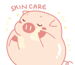 Adorable Chubby Pink Pigs and Friends sticker #14837723