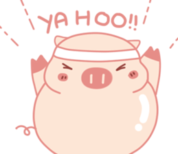 Adorable Chubby Pink Pigs and Friends sticker #14837729