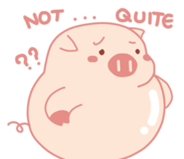 Adorable Chubby Pink Pigs and Friends sticker #14837731