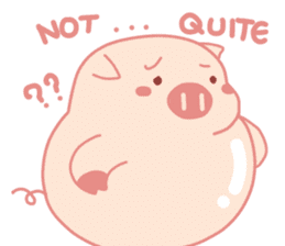 Adorable Chubby Pink Pigs and Friends sticker #14837731