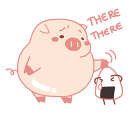 Adorable Chubby Pink Pigs and Friends sticker #14837734