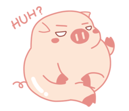 Adorable Chubby Pink Pigs and Friends sticker #14837735