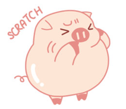 Adorable Chubby Pink Pigs and Friends sticker #14837736