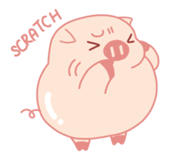 Adorable Chubby Pink Pigs and Friends sticker #14837736