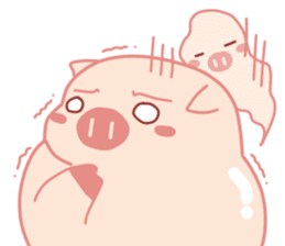 Adorable Chubby Pink Pigs and Friends sticker #14837737