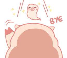 Adorable Chubby Pink Pigs and Friends sticker #14837738