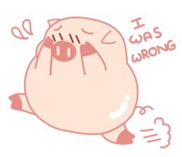 Adorable Chubby Pink Pigs and Friends sticker #14837743
