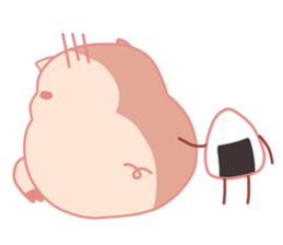 Adorable Chubby Pink Pigs and Friends sticker #14837745