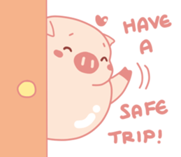 Adorable Chubby Pink Pigs and Friends sticker #14837747