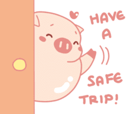 Adorable Chubby Pink Pigs and Friends sticker #14837747