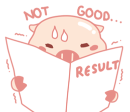 Adorable Chubby Pink Pigs and Friends sticker #14837748