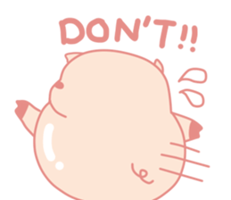 Adorable Chubby Pink Pigs and Friends sticker #14837750