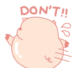 Adorable Chubby Pink Pigs and Friends sticker #14837750