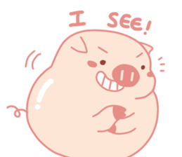 Adorable Chubby Pink Pigs and Friends sticker #14837751