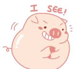 Adorable Chubby Pink Pigs and Friends sticker #14837751