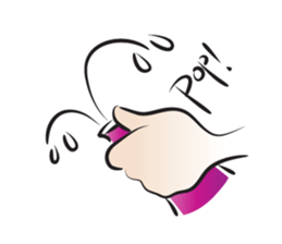 my hand talk 4 sticker #14839376