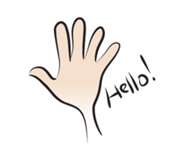 my hand talk 4 sticker #14839377