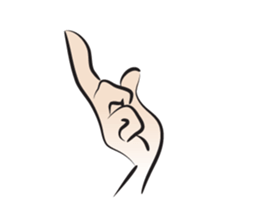 my hand talk 4 sticker #14839378