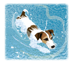 Day to day Jack Russell Terrier part2 sticker #14839562
