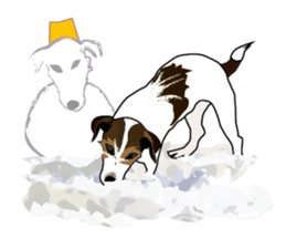 Day to day Jack Russell Terrier part2 sticker #14839564