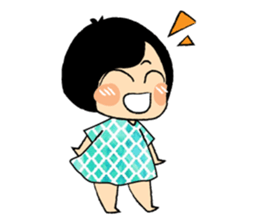 Emotional Girl in Flower Dresses sticker #14839494