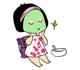 Emotional Girl in Flower Dresses sticker #14839495