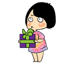 Emotional Girl in Flower Dresses sticker #14839500