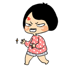 Emotional Girl in Flower Dresses sticker #14839506