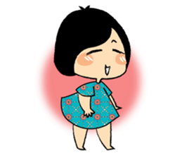 Emotional Girl in Flower Dresses sticker #14839507