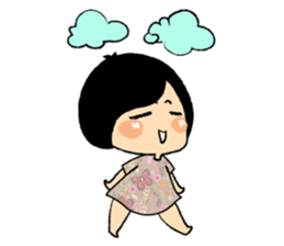Emotional Girl in Flower Dresses sticker #14839509