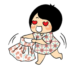 Emotional Girl in Flower Dresses sticker #14839512