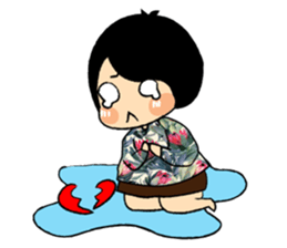 Emotional Girl in Flower Dresses sticker #14839517