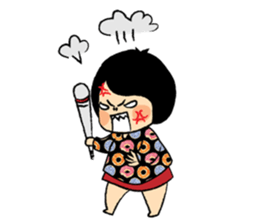 Emotional Girl in Flower Dresses sticker #14839518