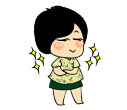 Emotional Girl in Flower Dresses sticker #14839520