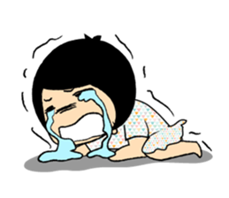 Emotional Girl in Flower Dresses sticker #14839524