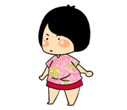 Emotional Girl in Flower Dresses sticker #14839535