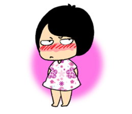 Emotional Girl in Flower Dresses sticker #14839539