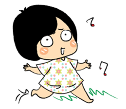 Emotional Girl in Flower Dresses sticker #14839543