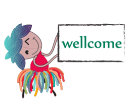 Girl Green Forest sticker #14839722