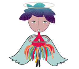Girl Green Forest sticker #14839733