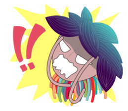 Girl Green Forest sticker #14839750