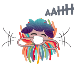 Girl Green Forest sticker #14839754