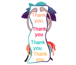 Girl Green Forest sticker #14839757