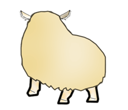 Sheep Sticker ArtSider sticker #14840379