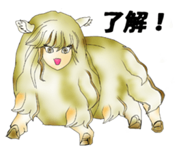 Sheep Sticker ArtSider sticker #14840380