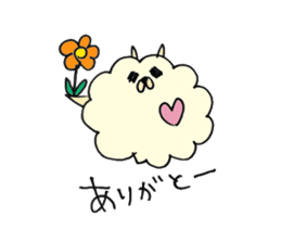 Fuwa-Moco Dog & Monster Peaco of 39LIFE sticker #14840975