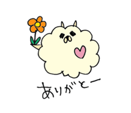 Fuwa-Moco Dog & Monster Peaco of 39LIFE sticker #14840975