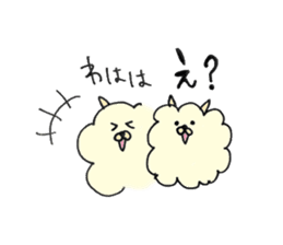 Fuwa-Moco Dog & Monster Peaco of 39LIFE sticker #14840979