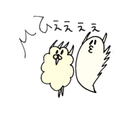 Fuwa-Moco Dog & Monster Peaco of 39LIFE sticker #14840980